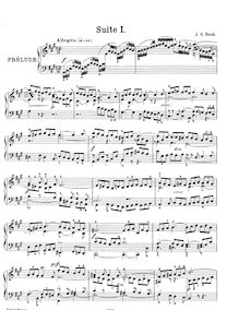 Partition complète, 6 anglais , Bach, Johann Sebastian par Johann Sebastian Bach