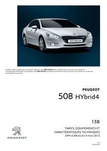 Catalogue Peugeot 508 Hybrid4