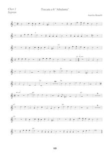 Partition chœur 1, Descant, Primo libro de ricercari et canzoni