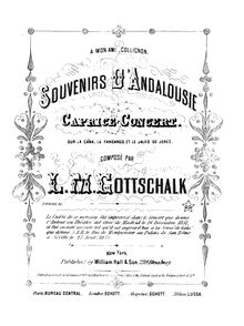 Partition complète (filter), Souvenirs d Andalousie, Souvenirs d Andalousie - Caprice de Concert