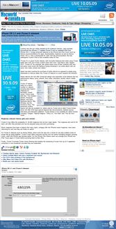 Amber Mac Top News Stories iPhone OS 3.1 and iTunes 9 released