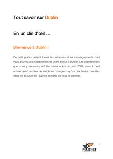 Guide de Dublin : tout savoir sur Dublin