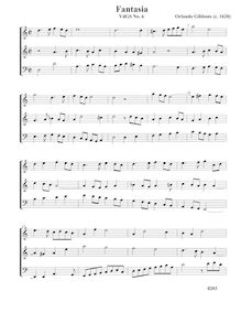 Partition Fantasia VdGS No.6 – partition complète, fantaisies pour 3 violes de gambe