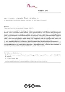 Ancora una nota sulla Porticus Minucia - article ; n°2 ; vol.106, pg 1073-1076