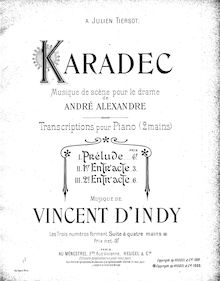 Partition complète, Karadec, Indy, Vincent d  par Vincent d  Indy