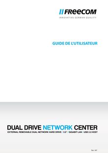 Notice Disque dur externe Freecom  Dual Drive Network Center