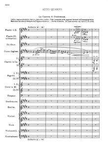 Partition Act IV, Otello, Dramma lirico in quattro atti, Verdi, Giuseppe