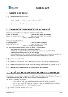 Automates programmables 2006 Génie Electrique et Systèmes de Commande Université de Technologie de Belfort Montbéliard
