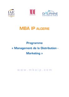 MBA IP ALGERIE