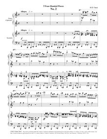 Partition complète, 5 Four-handed pièces No.2, Op.2 No.2, Smit, Maarten