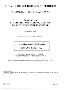 Btscomme 2002 strategie, operations, gestion en commerce international