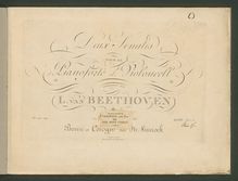 Partition de piano, violoncelle Sonata No.4, Op.102/1 par Ludwig van Beethoven