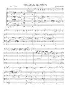 Partition complète, pour Matz quatuors, Ferreri, Ernesto