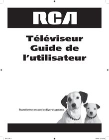 Notice Télévision RCA  J20F742