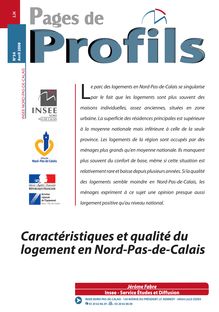  Caractéristiques et qualité du  logement en Nord-Pas-de-Calais 