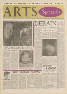 ARTS N° 482 du 22 septembre 1954