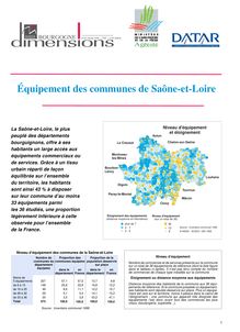 Equipement des communes de Saône-et-Loire  
