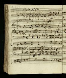 Partition Score G.124, 6 corde Trios, G.119-124, Sei sonate a tre. Due violini e bassi, opera III.
