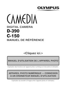 Notice Appareil Photo numériques Olympus  D-390