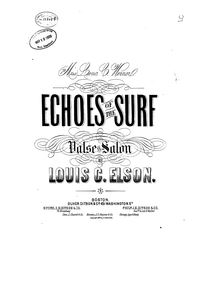 Partition complète, Echoes of pour Surf, Valse de Salon., C major