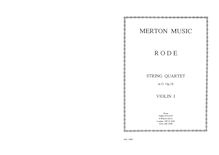 Partition parties complètes, corde quatuor, Op.18, G major (Introduction in G minor)
