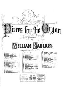 Partition complète, Serenata, C major, Faulkes, William