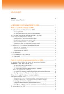Forum des droits sur l internet : rapport d activité - année 2008