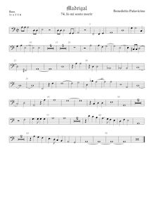 Partition viole de basse, Madrigali a 5 voci, Libro 7, Pallavicino, Benedetto