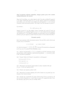 Deuxième composition de Mathématiques 2005 CAPES de mathématiques CAPES (Externe)