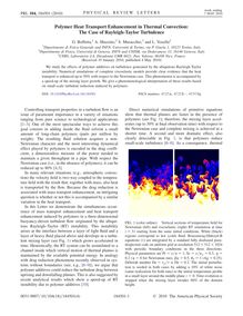 Polymer Heat Transport Enhancement in Thermal Convection: The Case of Rayleigh Taylor Turbulence