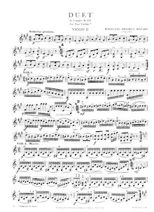 Partition violon 2, Piano Sonata No.11, Alla Turca, A major, Mozart, Wolfgang Amadeus
