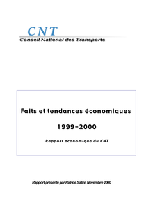 Faits et tendances économiques 1999-2000 : rapport économique du CNT