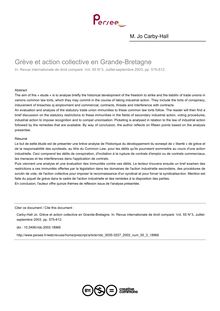 Grève et action collective en Grande-Bretagne - article ; n°3 ; vol.55, pg 575-612