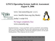LINUX Operating System Audit & Assessment