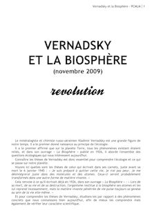 PDF imprimable - Vernadsky et la Biosphère