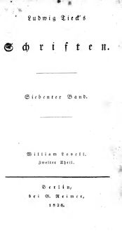 Ludwig Tiecks Schriften [microform]
