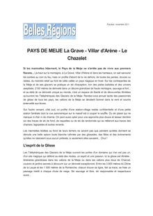 PAYS DE MEIJE La Grave - Villar d Arène - Le Chazelet