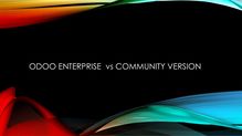 Odoo v9 enterprise edition vs community edition