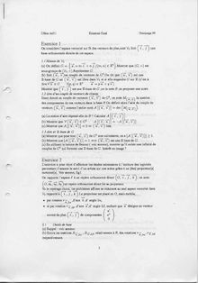 Mathématiques pour l image 1999 Génie Informatique Université de Technologie de Belfort Montbéliard