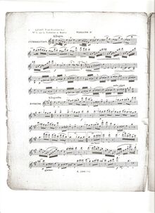 Partition No.3 (violon 1), 3 Rondinos, Trois Rondinos, Ernst, Heinrich Wilhelm