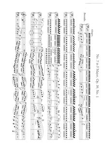 Partition complète, corde quatuor No. 7, First Rasumowsky-Quartet par Ludwig van Beethoven