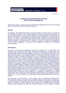 Version PDF - L influence économique de la France dans l Union ...