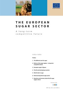The European sugar sector
