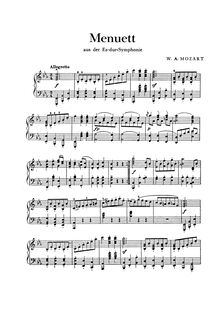 Partition complète, Symphony No.39, E♭ major, Mozart, Wolfgang Amadeus par Wolfgang Amadeus Mozart