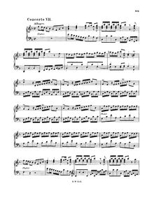 Partition , Concerto en F major, BWV 978, 16 Konzerte nach verschiedenen Meistem