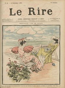 LE RIRE  numéro 45 du 14 septembre 1895