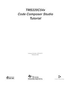 TMS320C54x Code Composer Studio Tutorial