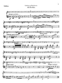 Partition altos, Ah! Perfido, C major, Beethoven, Ludwig van