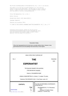 The Esperantist, Vol. 1, No. 2