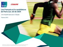 Jeux Olympiques 2024 à Paris - 61% des français favorables